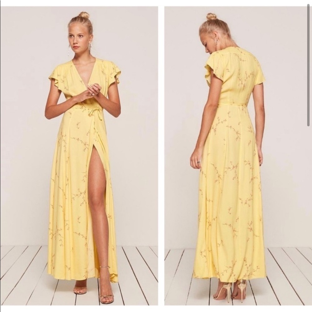 Reformation Sparrow Dress in Sprig - Picture 4 of 12